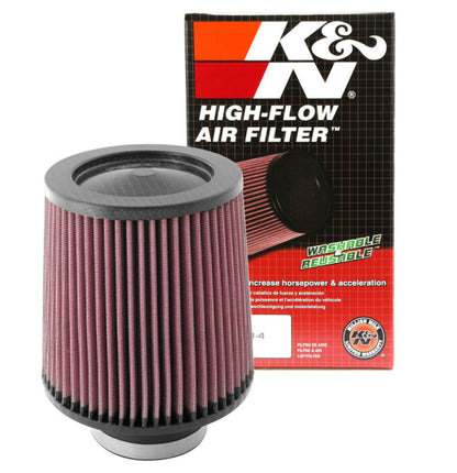 K&N Engineering RF-1047 Universal Round Air Filter with Carbon Fiber Top for Mitsubishi Lancer