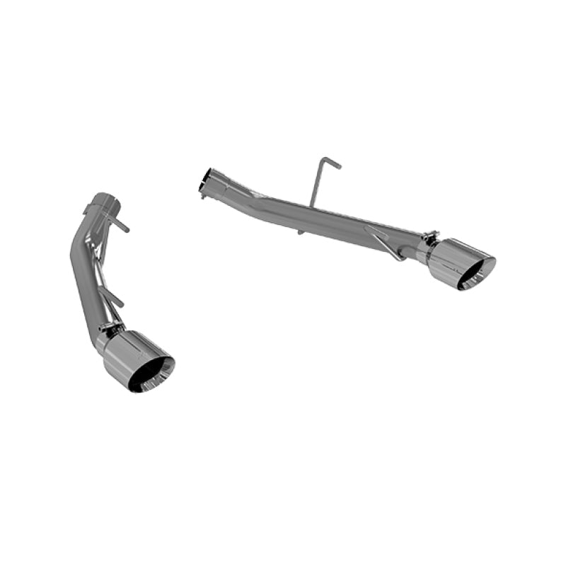 MBRP Armor Pro Series Dual Axle Back Exhaust System for 2005-2010 Ford Mustang GT – T304 Stainless Steel, 2.5 Inch Diameter, Dual Split Rear Exit with 4 Inch Tips