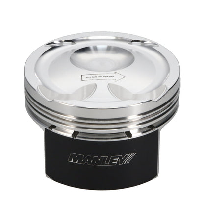 Manley Performance Ford 2.3L EcoBoost 87.5mm Standard Size Bore Dish Piston Set (Part Number 637000C-4)