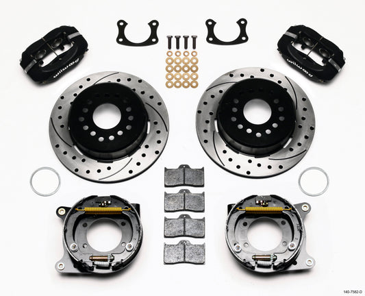 Wilwood Forged Dynalite P/S Park Brake Kit for Big Ford 2.36 inch Offset - Rear Disc Brake System