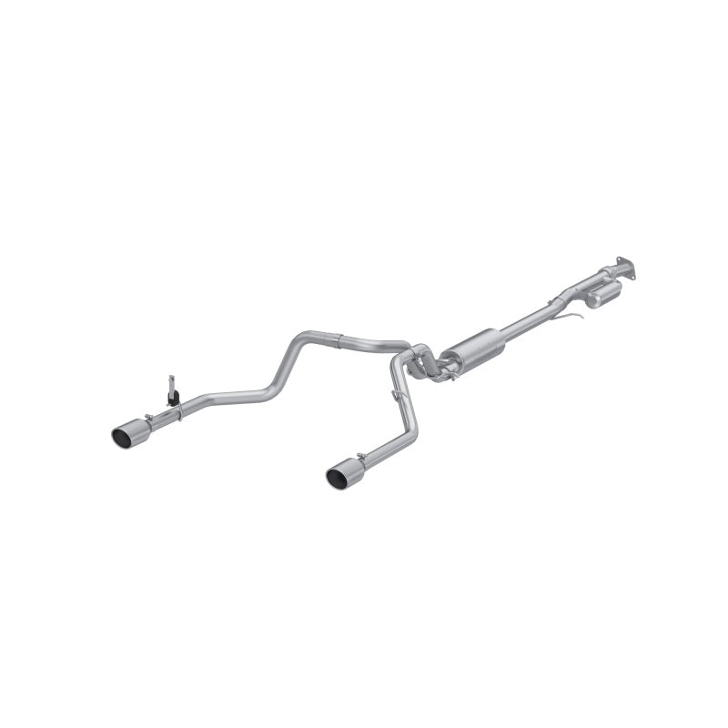 MBRP Armor Lite Series 3-Inch Aluminum Cat-Back Exhaust System for Chevrolet Silverado 1500 and GMC Sierra 1500 (2019-2021)