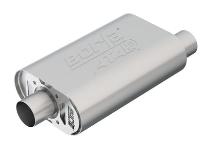 Borla CrateMuffler SBC Hot 350/383 2.5 Inch Offset/Center ATAK Sound for High-Performance Engines