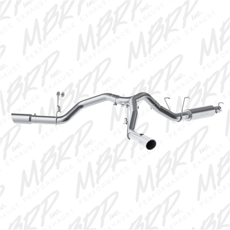 MBRP Armor Plus Series 14-16 Ram 2500 6.4L 4-Inch Dual Side Split Outlet Cat Back Exhaust System