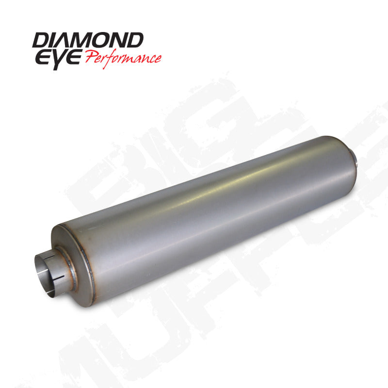 Diamond Eye Performance Big Dog Muffler 5-inch with Baffled Design, 51-inch Overall Length