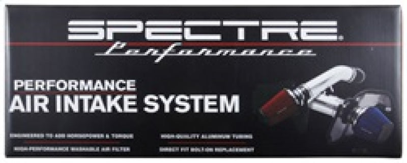 Spectre 09-12 GM Truck V8-4.8/5.3/6.0L F/I Air Intake Kit with Polished Aluminum Tubing and Red HPR Filter