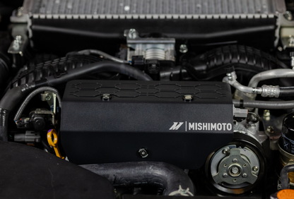 Mishimoto 2022+ Subaru WRX Pulley Cover Black – Durable Aluminum Engine Bay Accessory