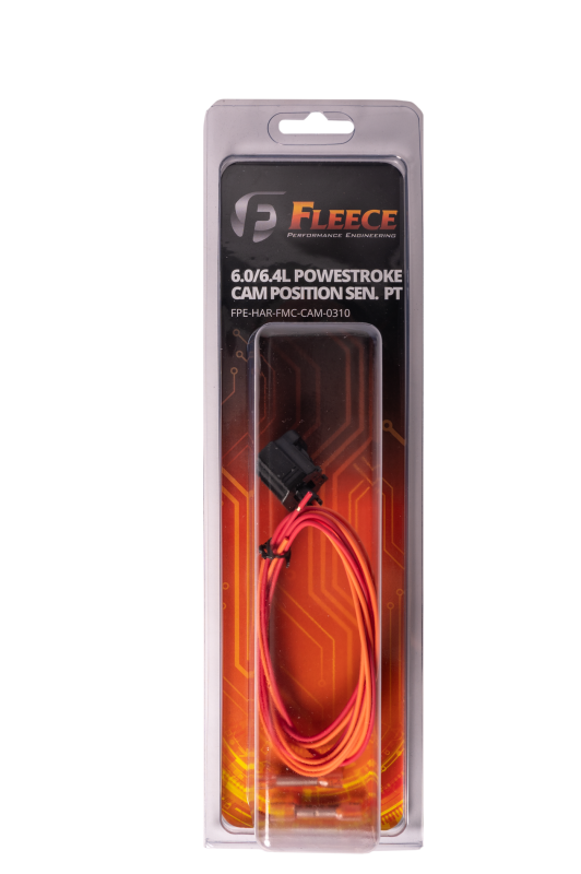 Fleece Performance 03-10 Ford F-250-F-550 6.0L/6.4L Powerstroke Camshaft Sensor Pigtail with 48-Inch Pigtail