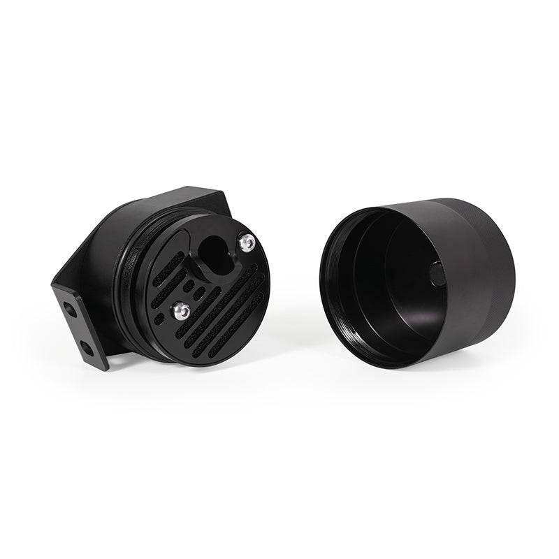 Mishimoto 2008-2010 Ford F-250 Powerstroke Baffled Oil Catch Can Kit - High-Flow Engine Ventilation System