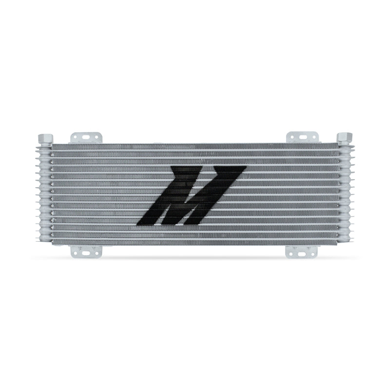 Mishimoto 13-Row Stacked Plate Transmission Cooler - Silver | Heavy-Duty Universal Cooling Solution