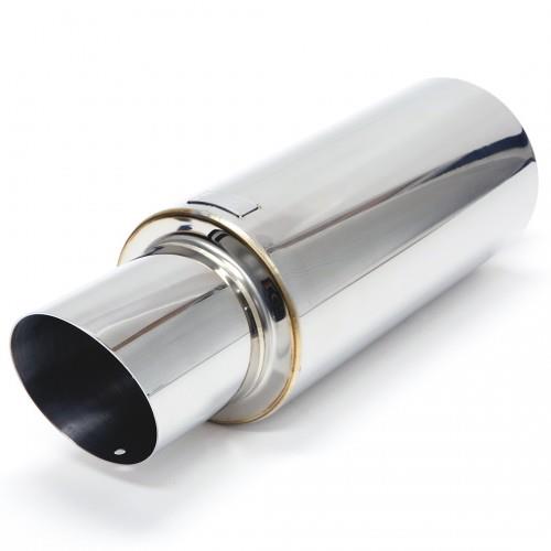 BLOX Racing 2.5-Inch Mini Race Muffler – High-Performance Automotive Exhaust System