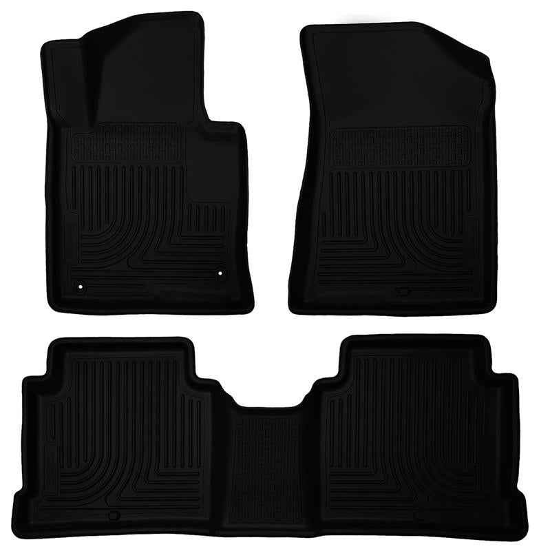 Husky Liners 2015 Hyundai Sonata Weatherbeater Black Front & 2nd Seat Floor Liners