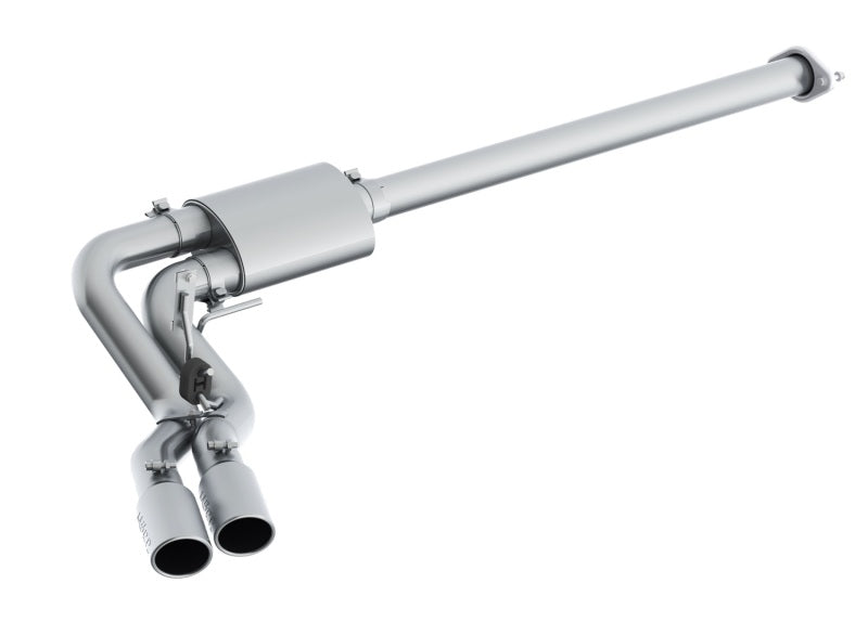 MBRP Armor Plus Series 3-inch Cat Back Exhaust System for Ford F-150 (2015-2016) with Single Side Dual Outlet