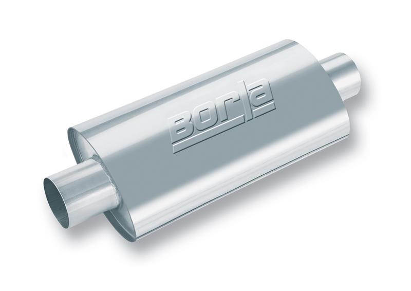 Borla XR-1 Racing Sportsman 3.5-inch Oval Inlet/Outlet Muffler with Reversible Design