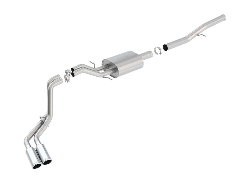 Borla S-Type Dual Cat-Back Exhaust System for 2014-2018 Chevrolet Silverado 1500 & GMC Sierra 1500 with 6.2L V8 - Part #140576