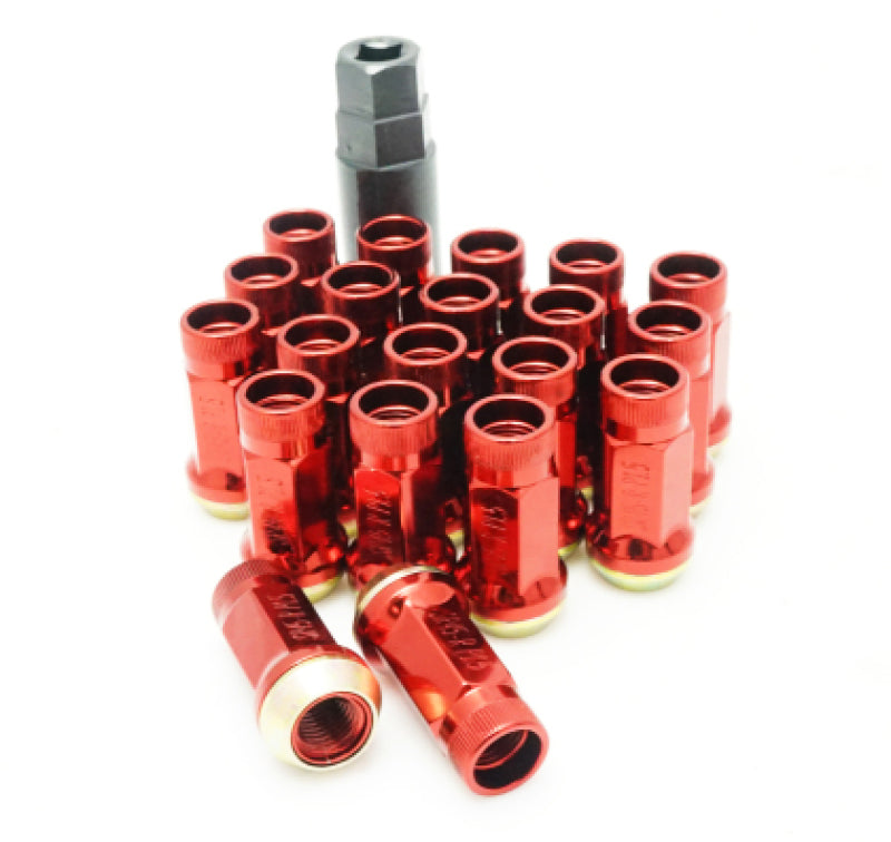 Wheel Mate Muteki SR45R Lug Nut Kit 12x1.5 - Red, 20 Pieces