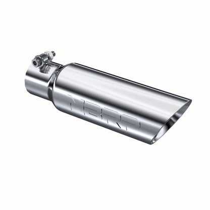 MBRP Universal 3-inch Dual Wall Angled Exhaust Tip with Mirror Polish - Part T5106