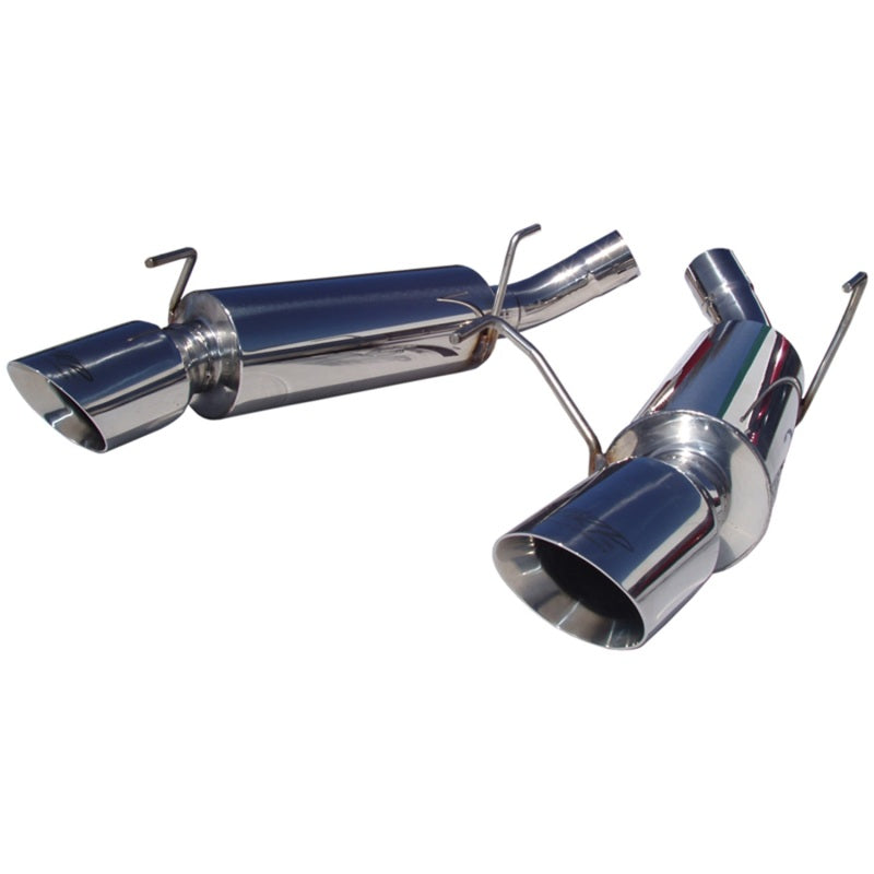 MBRP Armor Pro Series Dual Mufflers Axle Back Exhaust System for Ford Mustang 2005-2010 - T304 Stainless Steel