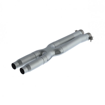 MBRP Armor Plus Series 3-inch Resonator Delete X-Pipe for Ford Mustang 2015-2019