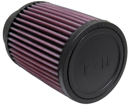 K&N Engineering Universal Rubber Air Filter - 2 3/4 inch Flange, 4-inch OD, 5-inch Height, Part Number RU-1460