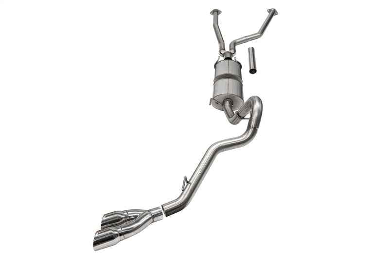 Corsa 22-25 Toyota Tundra 4WD 3in Sport Cat-Back Side Exit Exhaust System w/ Twin 4in Polished Tips