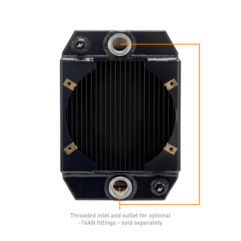 Mishimoto Universal Drag Race Performance Aluminum Radiator - Black (Part Number: MMRAD-UNI-DRGBK)