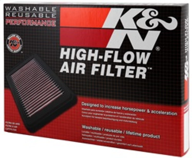 K&N Engineering 33-2959 High-Flow Reusable Air Filter for 2009-2013 BMW X5/X6 3.0L Diesel