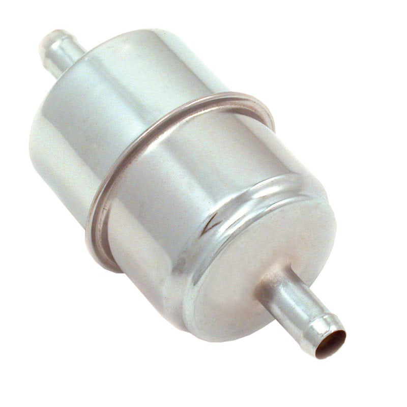 Spectre Fuel Filter for 5/16 inch and 3/8 inch Fuel Lines - Chrome Plated Canister