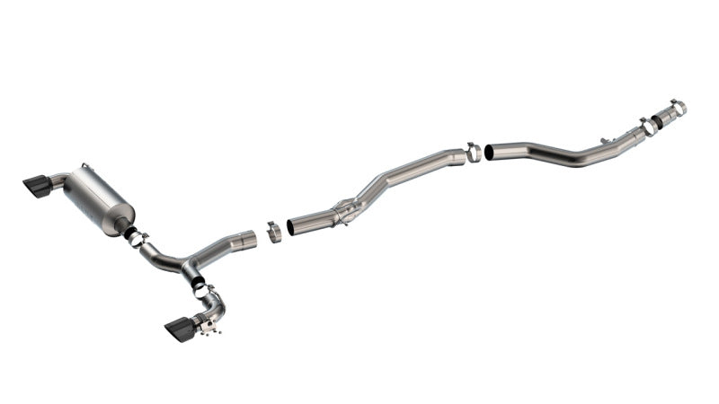 Borla ATAK Cat-Back Exhaust System for 2020-2025 Toyota GR Supra 3.0L with Black Chrome Tips