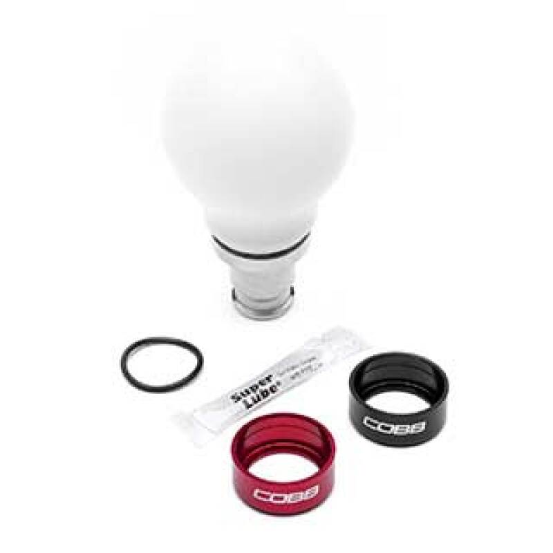 COBB 17-21 Honda Civic Type R 6-Speed Short Weighted Shift Knob - White