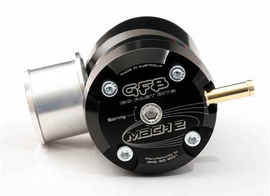 GFB Mach 2 TMS Recirculating Diverter Valve - 33mm Inlet/33mm Outlet (suits Mitsubishi EVO I-X)