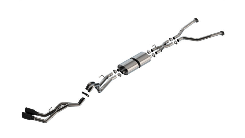 Borla S-Type Cat-Back Exhaust System for 2022-2026 Toyota Tundra 3.4L V6 Hybrid and Gas Models