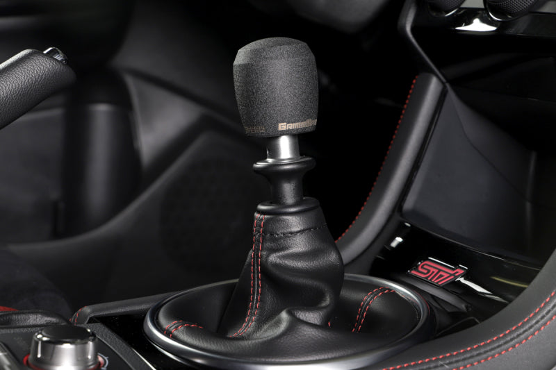 GrimmSpeed Stainless Steel Black Stubby Shift Knob M12x1.25