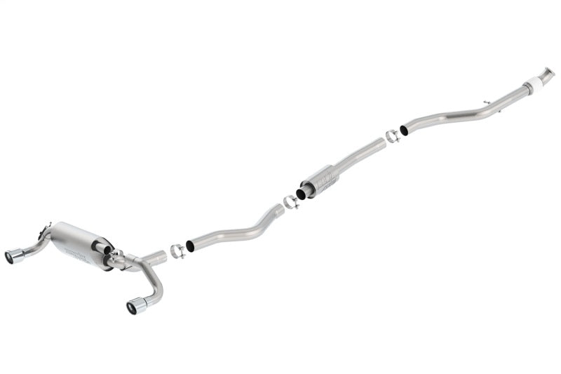 Borla ATAK Cat-Back Exhaust System for 2012-2016 BMW 335i & 435i – 3.0L 6-Cylinder, Single Rolled Tip