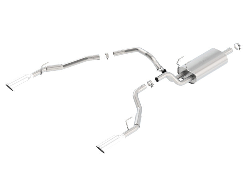 Borla Cat-Back Touring Exhaust System for 2009-2012 Dodge Ram 1500 5.7L V8 - Through Bumper Dual Tips