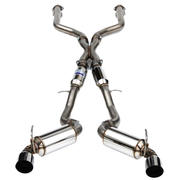 Invidia 2022+ Nissan Z 70mm N1 Cat Back Exhaust with Stainless Steel Tips