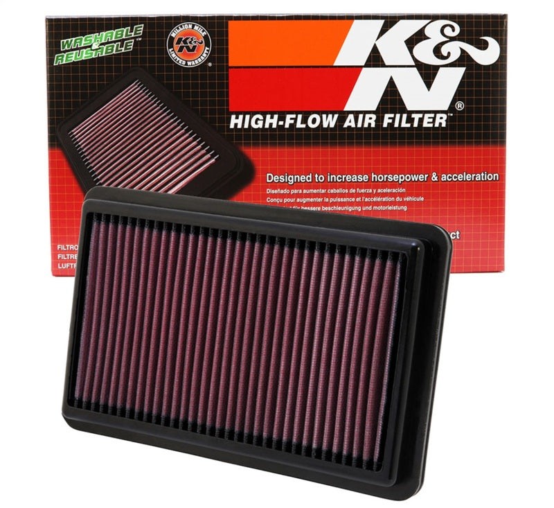 K&N Replacement High-Flow Air Filter for Honda Civic Si and Acura Models – Part 33-2473