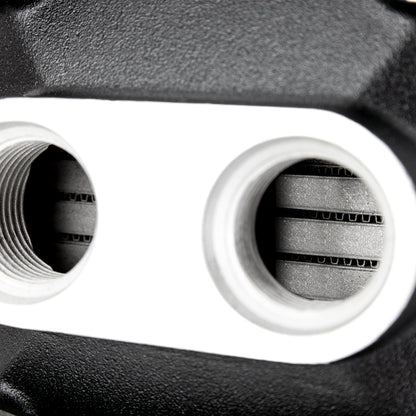 Mishimoto Universal Air-to-Water Intercooler Dual Pass for Up to 1500 HP - Opposite Side Inlet/Outlet