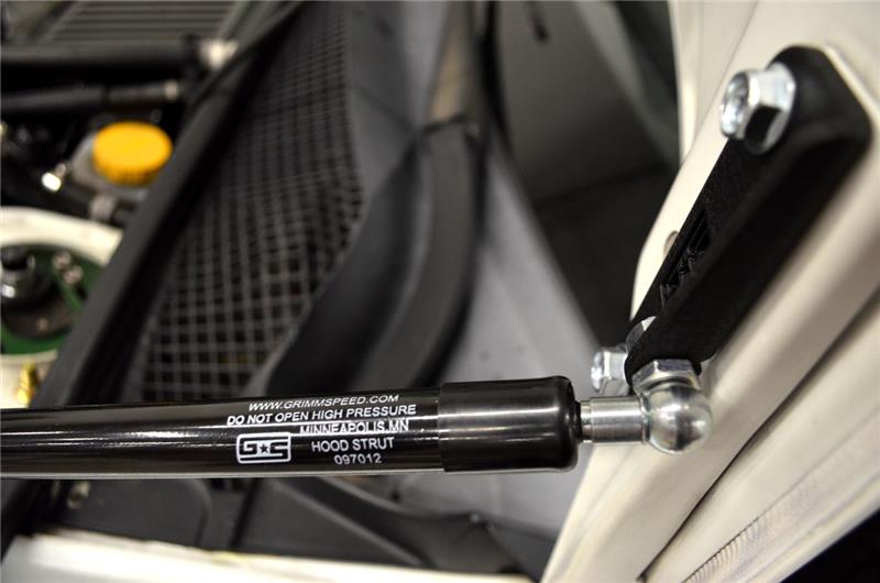 GrimmSpeed 03-08 Subaru Forester Hood Struts – Reliable Replacement for Easy Hood Support