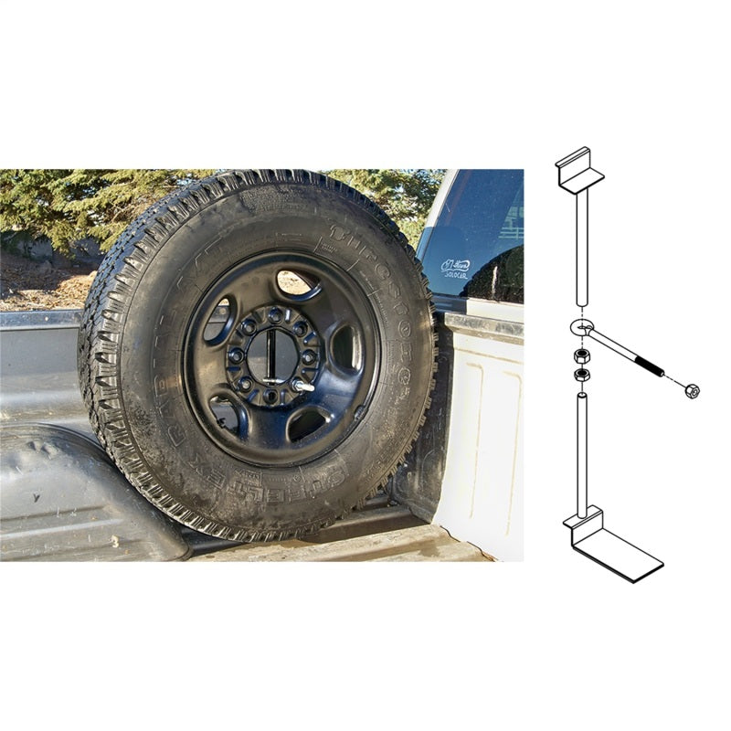 Titan Fuel Tanks Universal Spare Tire Buddy Mounting System for GMC Trucks