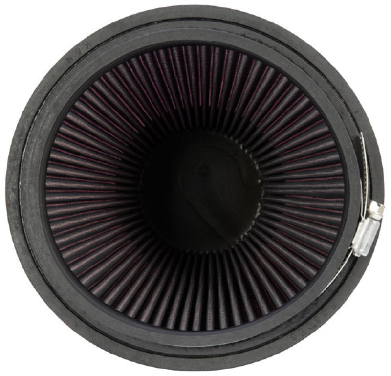 K&N Engineering Universal Chrome Air Filter – 6 inch Flanged, 7.5 inch Base, 4.5 inch Top, 9 inch Height