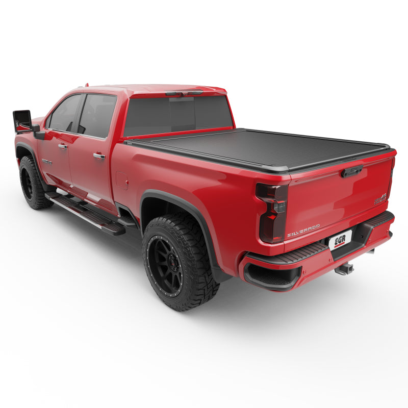 EGR RollTrac RT040035E Electric Tonneau Cover for 2020 GMC Sierra 2500 HD and Silverado 2500/3500 HD with 6.9ft Bed