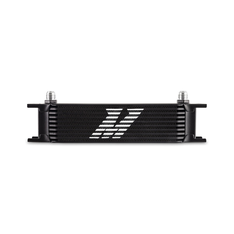 Mishimoto Universal -8AN 10 Row Oil Cooler - Black for Engine and Transmission Temperature Control