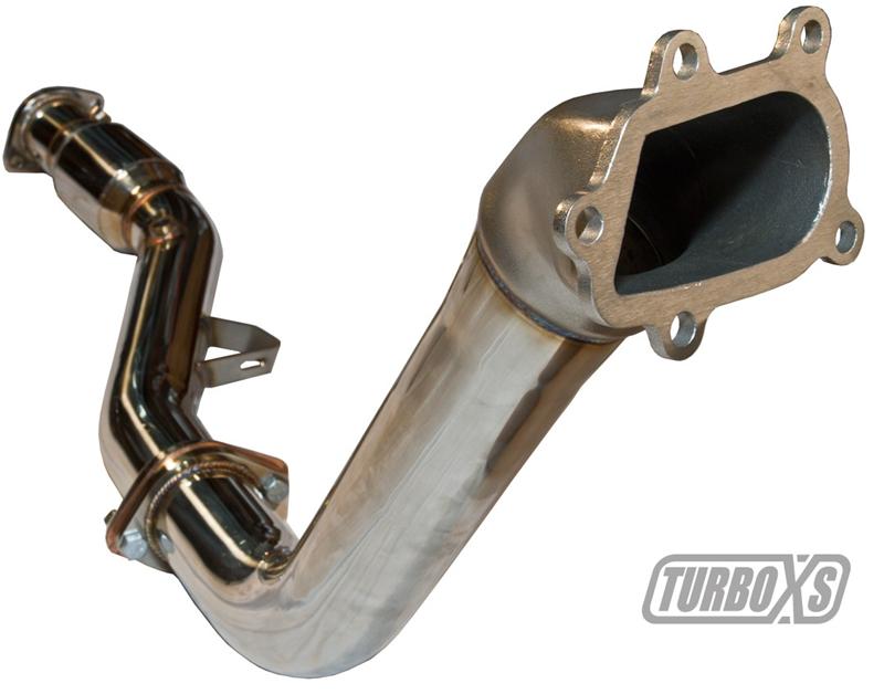 Turbo XS High Flow Catted Downpipe for 2008-2012 Subaru WRX/STi and 2004-2007 Subaru Legacy GT