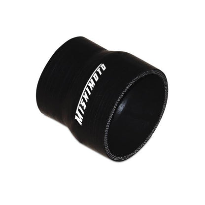 Mishimoto 2.5 to 3.0 Inch Black Silicone Transition Coupler - Automotive Air Intake and Cooling System Connector
