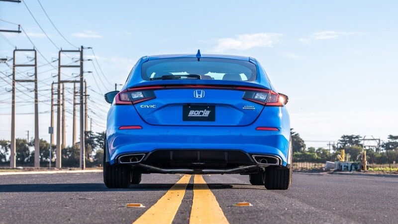 Borla 22-24 Honda Civic Sport Touring AT/MT ATAK Catback Exhaust System with Polyphonic Harmonizer Technology