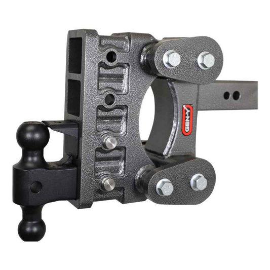 Gen-Y The Boss Torsion-Flex 2.5in Shank 6in Drop 3.5K Hitch w/GH-0161 Dual-Ball/Pintle Lock