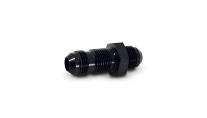 Vibrant -12AN Flare Straight Bulkhead Adapter Fitting - Aluminum for Automotive Applications