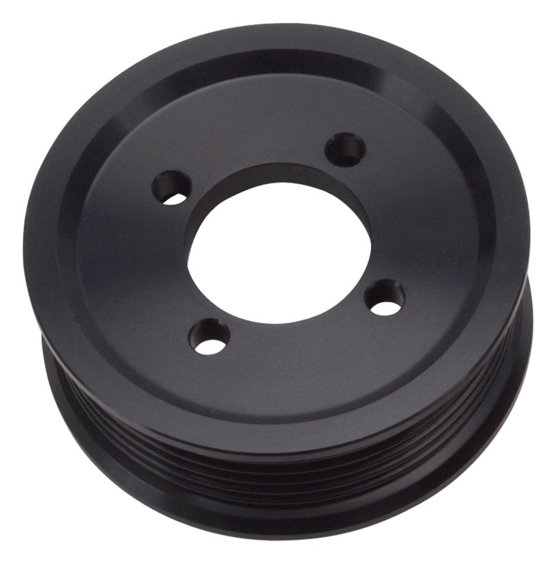 Edelbrock Part #15821 3.25-Inch Black Anodized Pulley for Supercharger Systems