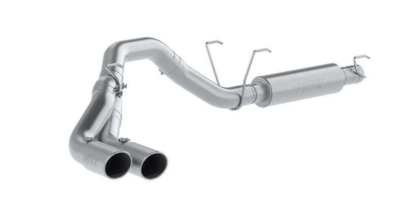 MBRP Armor Lite Series Cat Back Exhaust System for 2014-2015 Ram 2500 and 3500 with 6.4L Engine, 4-inch Single Side Dual Outlet