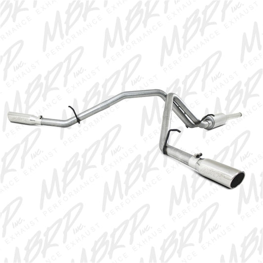 MBRP Armor Lite Series Cat Back Exhaust System for Chevrolet Silverado 1500 and GMC Sierra 1500